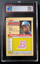 Load image into Gallery viewer, 1992 Bowman MLB #100 Ken Griffey Jr. Seattle Mariners Baseball Card KSA Vintage

