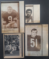 4 Vintage NFL Football Wire Photos Dick Butkus Sonny Jurgensen Chuck Foreman