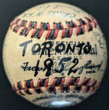 Load image into Gallery viewer, 1952 Toronto Maple Leaf Team Signed Official International League Baseball MiLB

