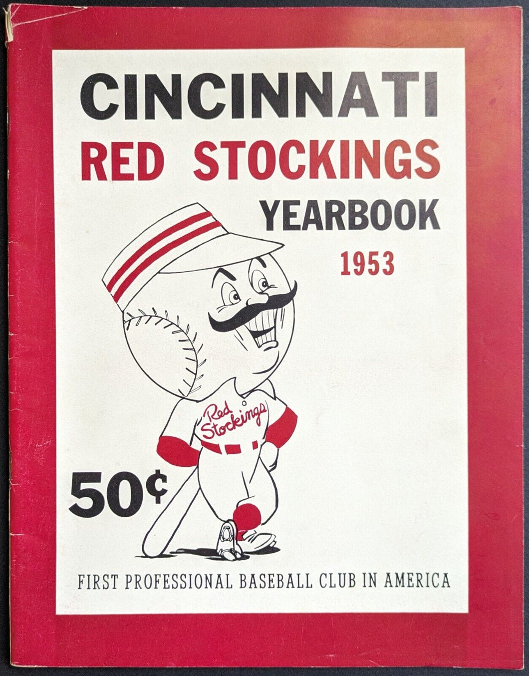 1953 Cincinnatti Reds Yearbook Baseball Vintage Program MLB Complete Book