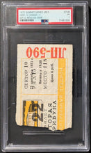 Load image into Gallery viewer, 1972 Canada vs USSR Summit Series Hockey Game 5 Ticket Authenticated PSA Vintage
