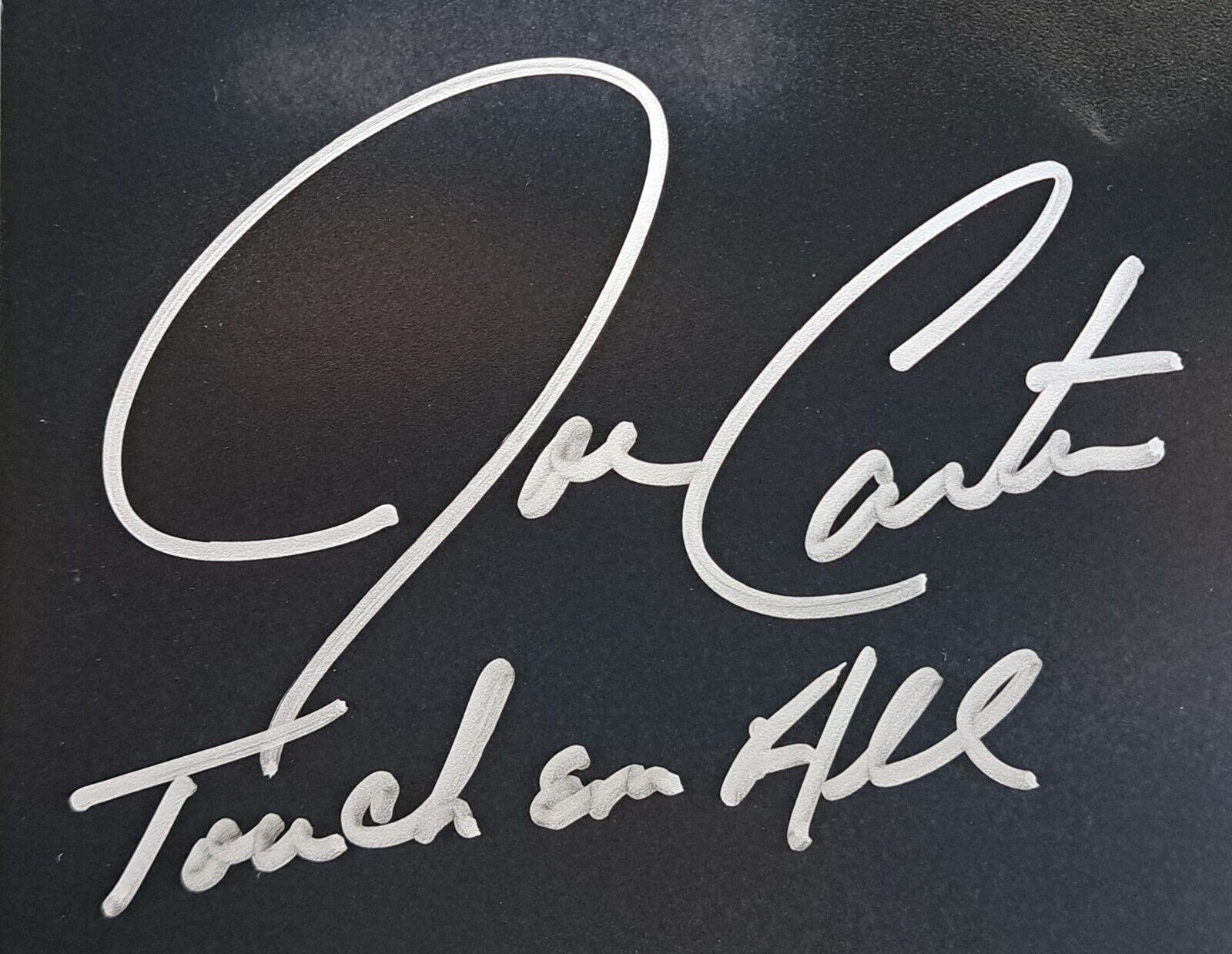 Joe Carter Toronto Blue Jays Signed Autographed Photo MLB Fanatics 