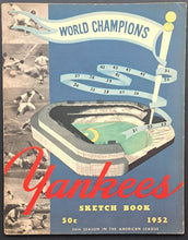Load image into Gallery viewer, 1952 New York Yankees World Series Champion Yearbook MLB Baseball Mantle Vintage
