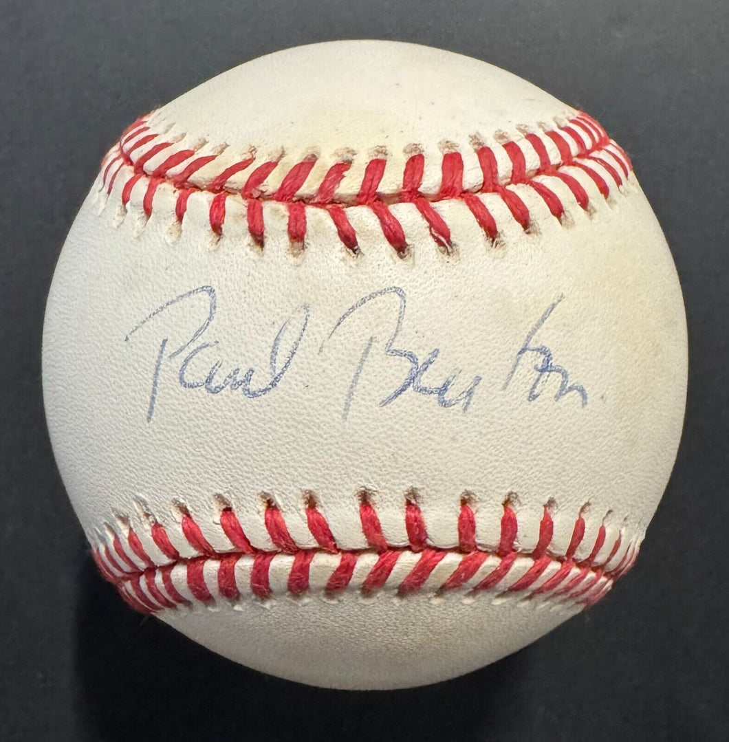 Paul Beeston Blue Jays President Signed Autographed 1992 World Series Baseball