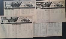 Load image into Gallery viewer, 1952/53 4 Different Vintage Exhibition Park Stock Car Racing Official Programs

