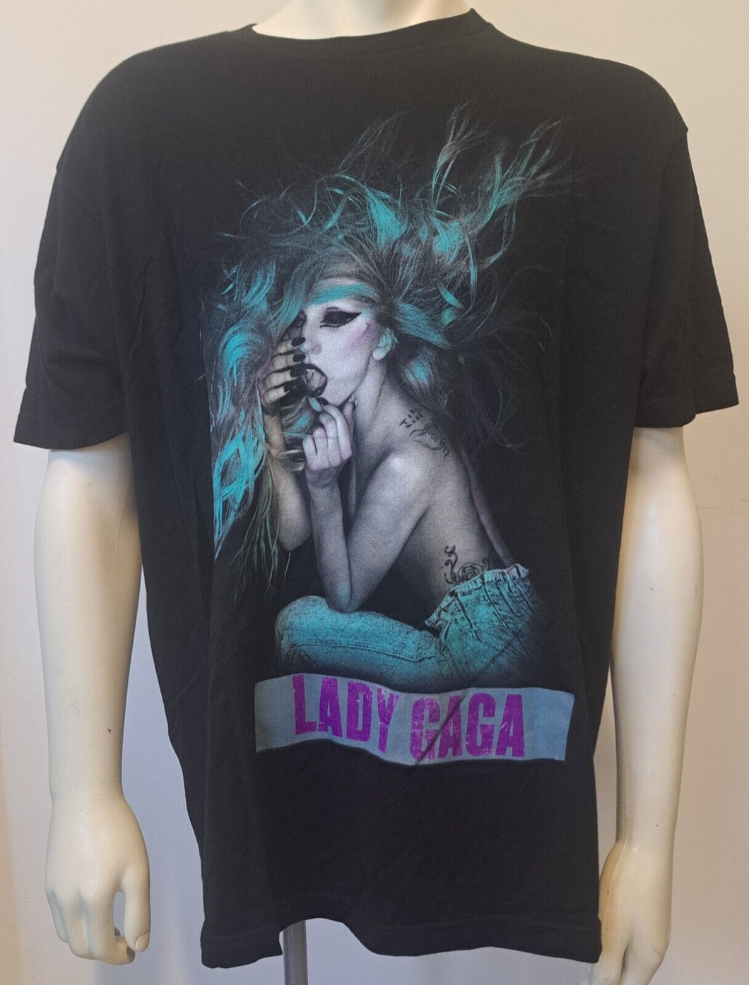 T-shirt Officiel Lady Gaga 'Born This Way' - Produit Sous Licence, Coupe Classique, 100% Coton - 4
