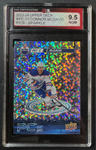 Load image into Gallery viewer, 2023-24 Upper Deck #PC-11 Connor McDavid Sparkle Hockey Card KSA 9.5 NGM NHL
