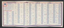 Load image into Gallery viewer, 1977/1978 Molson's NHL Pocket Schedule Hockey Vintage Calendar
