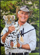 Load image into Gallery viewer, Jack Hanna Signed/Autographed Photo Holding Tiger Cub Wildlife Protection

