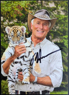 Jack Hanna Signed/Autographed Photo Holding Tiger Cub Wildlife Protection