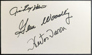 Signed/Autographed Index Card MLB Hector Torres Geene Woodling Jim Ray Hart