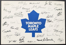 Load image into Gallery viewer, 1982-83 Toronto Maple Leafs Team Signed Autographed Vintage Christmas Card
