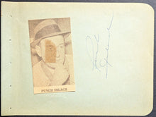 Load image into Gallery viewer, Punch Imlach Autographed Cut Out Signed Toronto Maple Leafs Vintage NHL HOF
