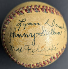 Load image into Gallery viewer, 1949 Official International League Baseball Autographed By Famous Umpires Signed
