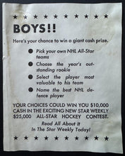 Load image into Gallery viewer, 1964-65 Toronto Star Hockey Photo Of Toronto Maple Leafs Bobby Baun Defenceman
