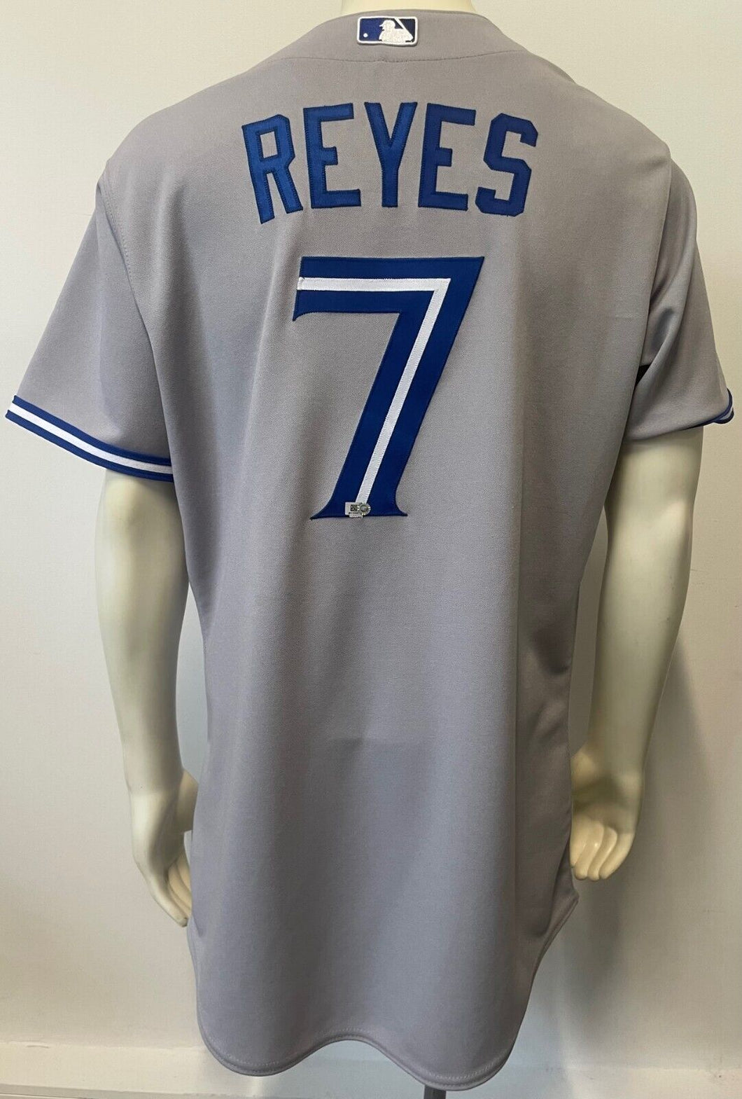 2015 Jose Reyes Game Worn Toronto Blue Jays Set 2 Baseball Jersey MLB Authentic