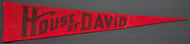 Circa 1920s House Of David Very Rare Vintage Felt Pennant