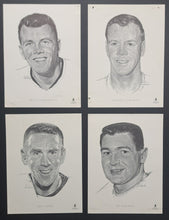 Load image into Gallery viewer, 1962/63 Vintage Los Angeles Blades Player WHL Hockey Print Promo Set
