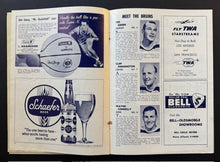 Load image into Gallery viewer, 1962 Boston Bruins Vs New York Rangers National Hockey League Game Program Vtg
