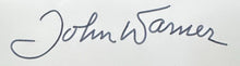 Load image into Gallery viewer, Signed Photo US Senator John Warner United States USA
