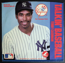 Load image into Gallery viewer, 1984 Talkin&#39; Baseball 45 RPM Record Dave Winfield Sleeve New York Yankees MLB
