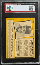 Load image into Gallery viewer, 1971 Willie Mays San Francisco Giants O-Pee-Chee Baseball Card #600 KSA 3.5 VG+
