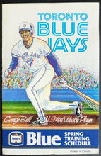 Load image into Gallery viewer, 1988 Toronto Blue Jays American League Champions Pocket Schedule Point Of Sale
