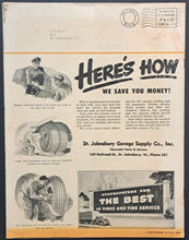 Load image into Gallery viewer, 1948 Men Magazine Black Jack Stewart Detroit Red Wings Cover NHL Hockey Vintage
