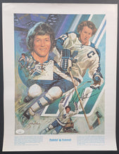 Load image into Gallery viewer, Darryl Sittler Toronto Maple Leafs Autographed Signed Lithograph JSA NHL Hockey
