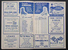 Load image into Gallery viewer, 1960 Chicago Stadium NY Rangers Vs Chicago Blackhawks Vintage NHL Hockey Program
