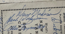 Load image into Gallery viewer, 1950 World Series Champion NY Yankees Multi-Signed x30 Program + 5 Photos KSA
