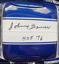 Load image into Gallery viewer, Johnny Bower Autographed Signed Toronto Maple Leafs Die Cast Car NHL Hockey JSA
