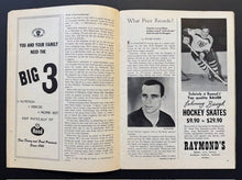 Load image into Gallery viewer, 1965 Boston Gardens Toronto Maple Leafs Boston Bruins NHL Hockey Program Hockey
