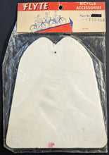Load image into Gallery viewer, 1950s Flyte Bicycle Checkerboard Racing Flag Original Packaging Mud Flap
