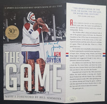 Load image into Gallery viewer, Ken Dryden Autographed Signed Book Jacket Montreal Canadians NHL Hockey VTG JSA
