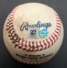 Load image into Gallery viewer, 2019 New York Yankees vs. Toronto Blue Jays Brett Gardner Game Used Baseball MLB
