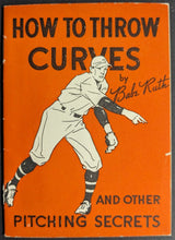 Load image into Gallery viewer, 1934 Set of 4 Babe Ruth How to Play Baseball Booklets New York Yankees MLB VTG
