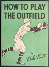 Load image into Gallery viewer, 1934 Set of 4 Babe Ruth How to Play Baseball Booklets New York Yankees MLB VTG
