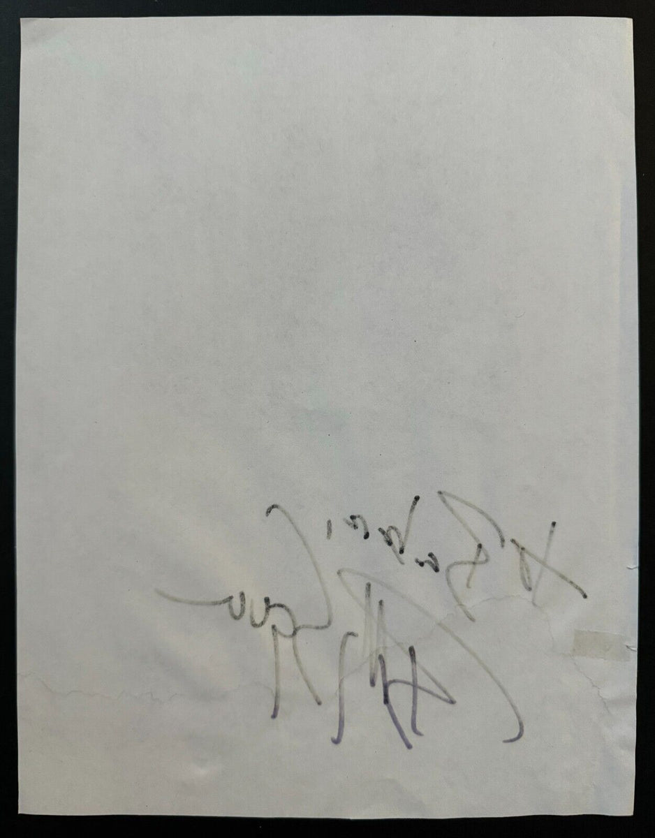 Billy Squier Signed Autographed Photo - The Beatles Ringo Starr Also S ...