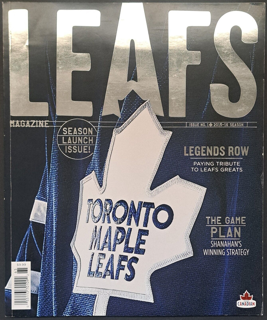 2015/2016 Toronto Maple Leafs Magazine NHL Hockey Yearbook