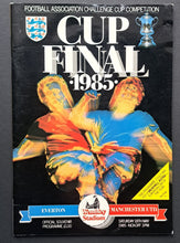 Load image into Gallery viewer, 1985 FA Cup Final Program Everton Football Club Vs Manchester United Soccer
