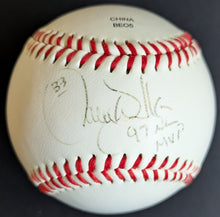 Load image into Gallery viewer, Larry Walker 1997 NL MVP Signed Baseball COA KSA Colorado Rockies MLB
