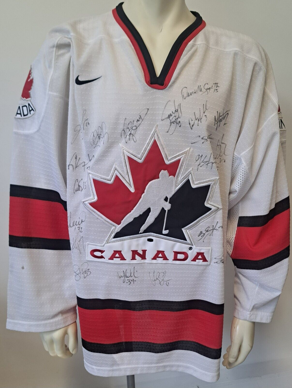 2002 Winter Olympics Canada Womens Hockey Team Signed Autographed