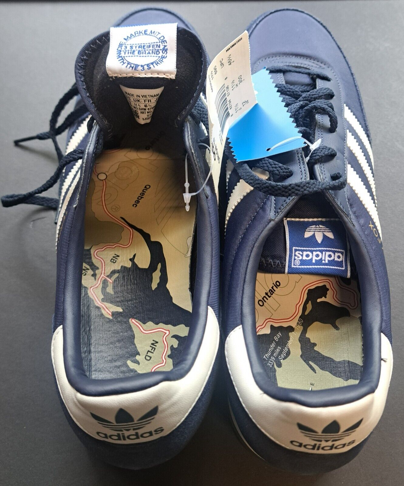 2005 Adidas Terry Fox Orion TF Ltd Ed Running Shoes 25th Anniversary S –  Glory Days Collectibles