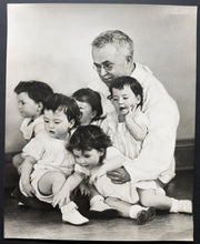 Load image into Gallery viewer, 1934 Dionne Quintuplets Doctor Allan Roy Dafoe Famous Type 1 Photo Canadian LOA
