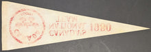 Load image into Gallery viewer, 1980 Canada's National Hockey Team 24 Inch Pennant Winter Olympics
