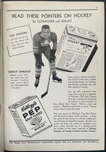 Load image into Gallery viewer, 1936 Toronto Maple Leafs Program Boston Bruins Charlie Conacher NHL Hockey VTG
