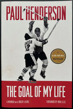 Load image into Gallery viewer, Paul Henderson Autographed Signed The Goal of my Life Book NHL Canada Hockey JSA
