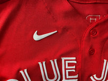 Load image into Gallery viewer, 2021 Alejandro Kirk Toronto Blue Jays Team Issued Worn Red Jersey MLB Nike Holo
