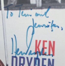 Load image into Gallery viewer, Ken Dryden Autographed Signed Book Jacket Montreal Canadians NHL Hockey VTG JSA
